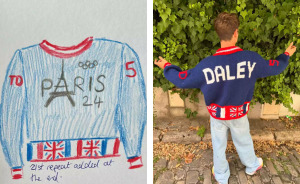 Tom Daley Finished Knitting His 2024 Paris Olympics Sweater, Days After Winning Silver In Diving