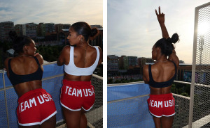 Simone Biles And Jordan Chiles Celebrate Olympic Success In Cheeky “Team USA” Booty Shorts