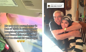 Woman Buys Her Late Grandfather’s Car Only To Discover A Heartwarming Recording