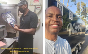 Burger King Hero Who Received Mediocre Goodie Bag After 27 Years Of Service Starts New Food Truck