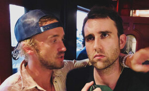 Harry Potter Fans Nerd Out After Tom Felton Posts Photo Of Reunion At David Holmes’ Cricket Cup