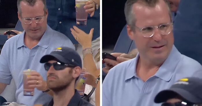 Awkward Scene Sees Male Spectator Getting Publicly Stood Up By A Woman At The US Open