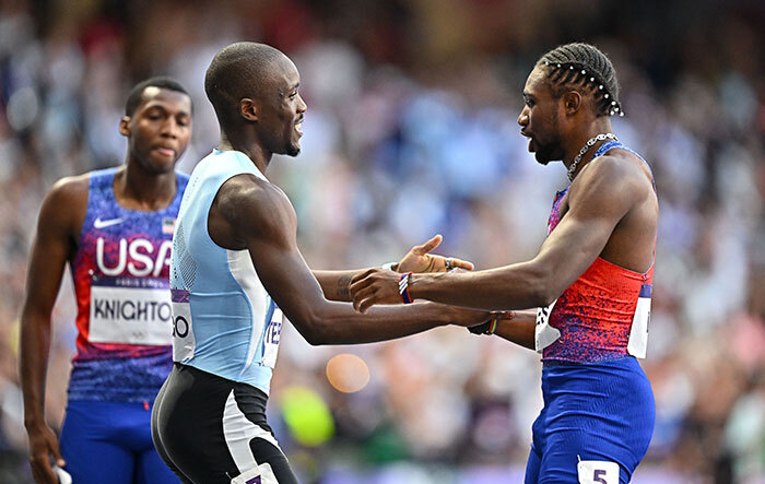 Botswana's Letsile Tebogo Shades “Arrogant” And “Loud” Noah Lyles After Winning Gold In 200m