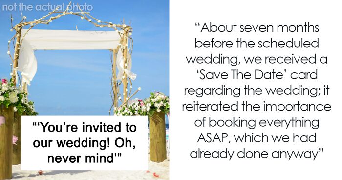 Last-Minute Destination Wedding Changes Go Unannounced, Leave Guests Furious