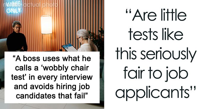 “No One Wants To Work Anymore”: Debate About A “Wobbly Chair Test” Goes Viral