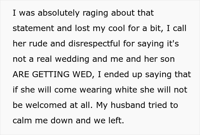 "Became Even Whiter Than Her Dress": Rude MIL Shocked To See Almost Everyone Wearing White