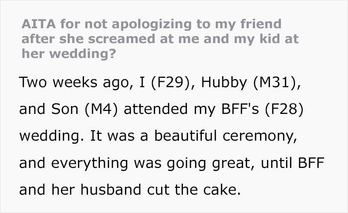 Wedding Drama Ensues After 4YO Ruins Cake With His Hands, Bride Kicks Out Mom, Her Husband And Kid