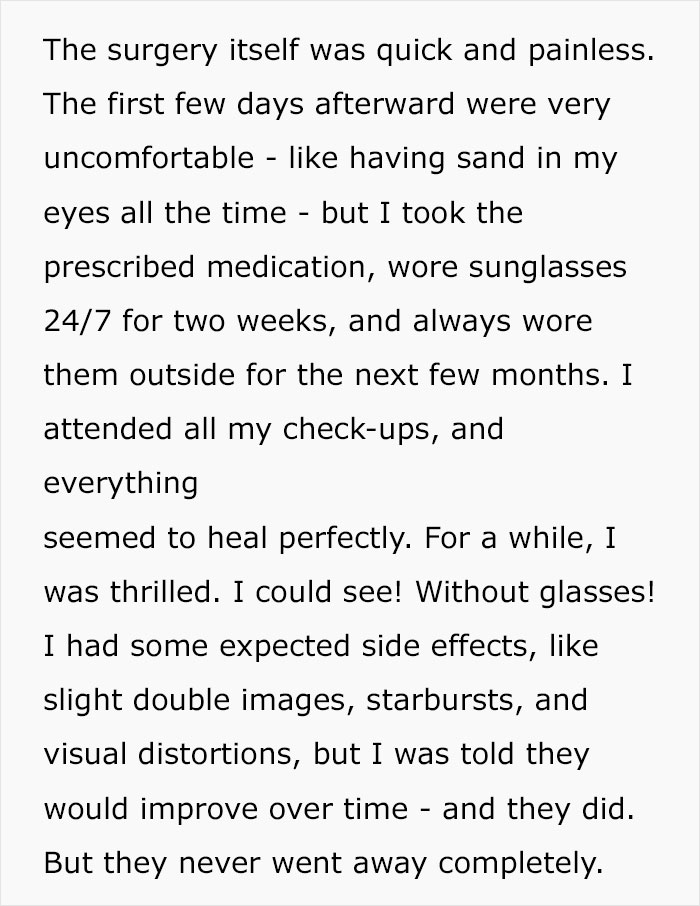 “I Regret Having My Eyes Lasered”: Netizen Candidly Talks About Surgery Results 5 Years Later