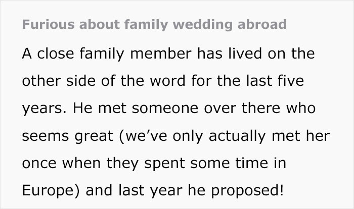 Woman Spends Big On Tickets To Brother's Wedding Abroad, Is Livid After Learning It's Child-Free