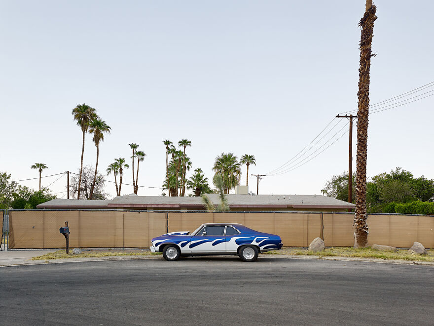 Chevy With Flames, CA