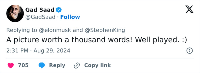 Elon Musk Insults Stephen King With Vulgar AI-Generated Pic, But It Backfires Spectacularly