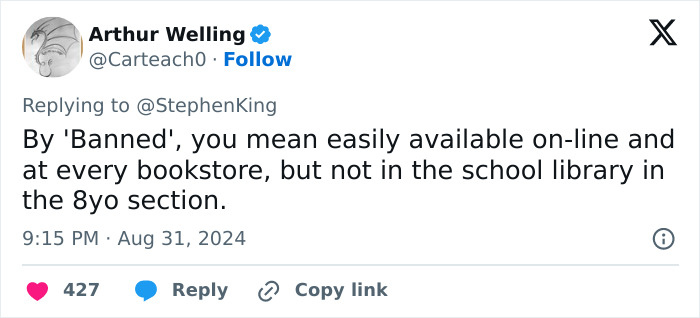 “You’re Lying”: Stephen King Sparks Debate With Outrage Over Florida “Banning” 23 Of His Books