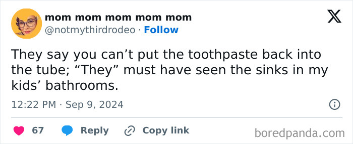 Funny Parenting Tweets September 2024