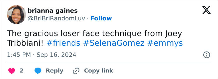 Selena Gomez's Reaction To Losing At The Emmys Goes Viral After She Follows Her Own Script