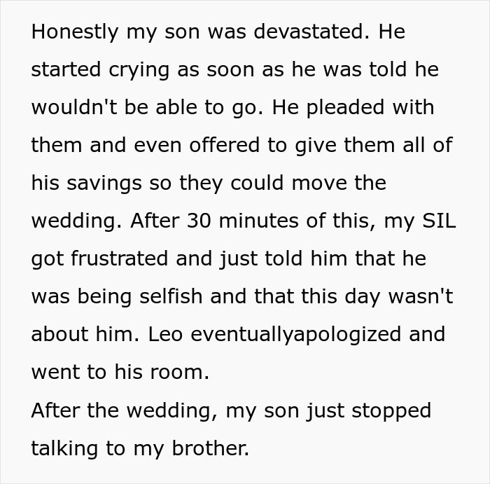 “Just A Small Mistake”: Teen Gets Uninvited From Uncle’s Wedding, Refuses To Forgive Him