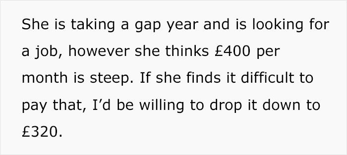 Daughter Turns 18 And Mom No Longer Gets Child Benefits, Decides To Charge Rent Over $500