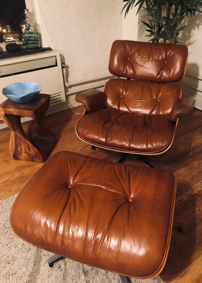 Herman Miller Eames Lounge Chair And Ottoman. Passed Down From My Late Grandfather. Circa 1960s