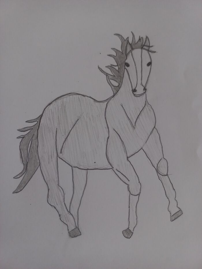 Disproportionate Horse