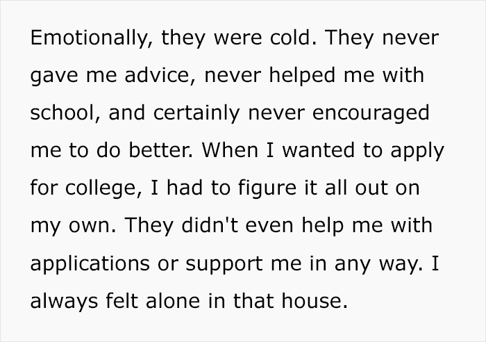 “AITA For Refusing To Help My Foster Parents After They Treated Me Like A Servant?”