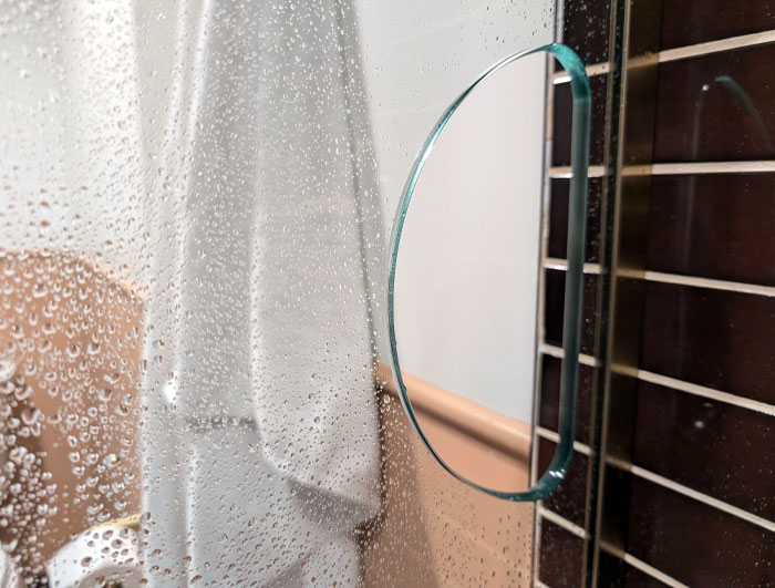 The Shower In My Hotel Room Has A Little Window In The Glass So You Can Grab Your Towel Without Opening The Shower Door