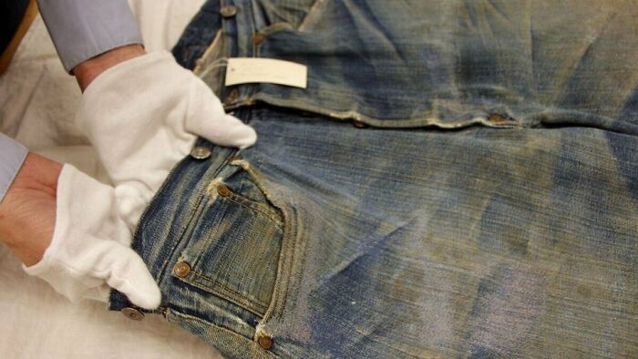 World's Oldest Pairs Of Levi's Jeans Found In A Goldmine 136 Years Later