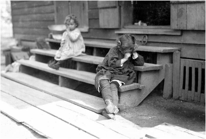 Olga Schubert, A Little 5-Year-Old After A Days Work That Began About 5 Am Helping Her Mother In The Biloxi Canning Factory, 1911