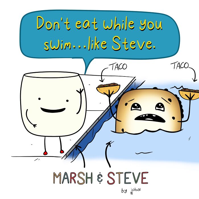 Humorous Psa Comics About Two Lovable Marshmallows (10 Pics)