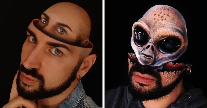 Meet The Italian Makeup Artist Who Creates Mind-Boggling 3D Optical Illusions (25 Pics)