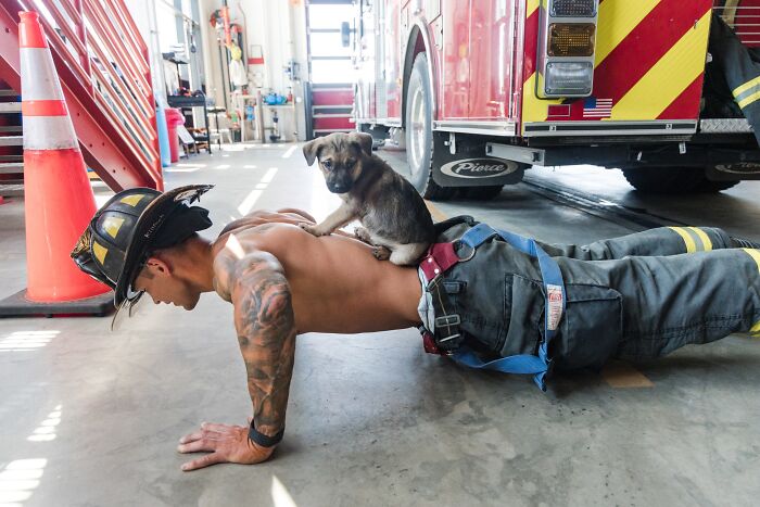 Usually Combating Fires, Once A Year These Firefighters Turn The Heat Up In The Most Adorable Way