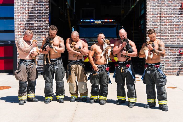 Usually Combating Fires, Once A Year These Firefighters Turn The Heat Up In The Most Adorable Way