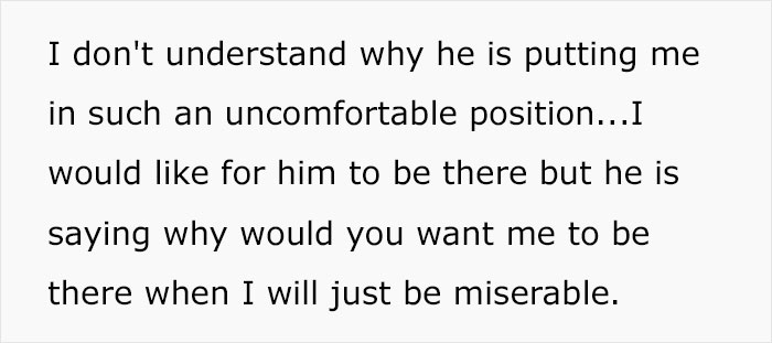 Woman Can't Fathom Why Her Husband Refuses To Accompany Her To Best Friend's Wedding, Seeks Advice