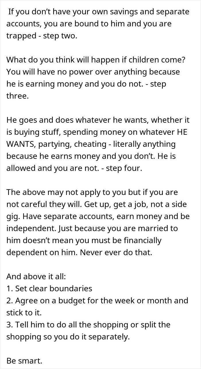 Stay-At-Home-Wife Stops Using Husband’s Gifts After His Remark About Her Wasting His Paycheck