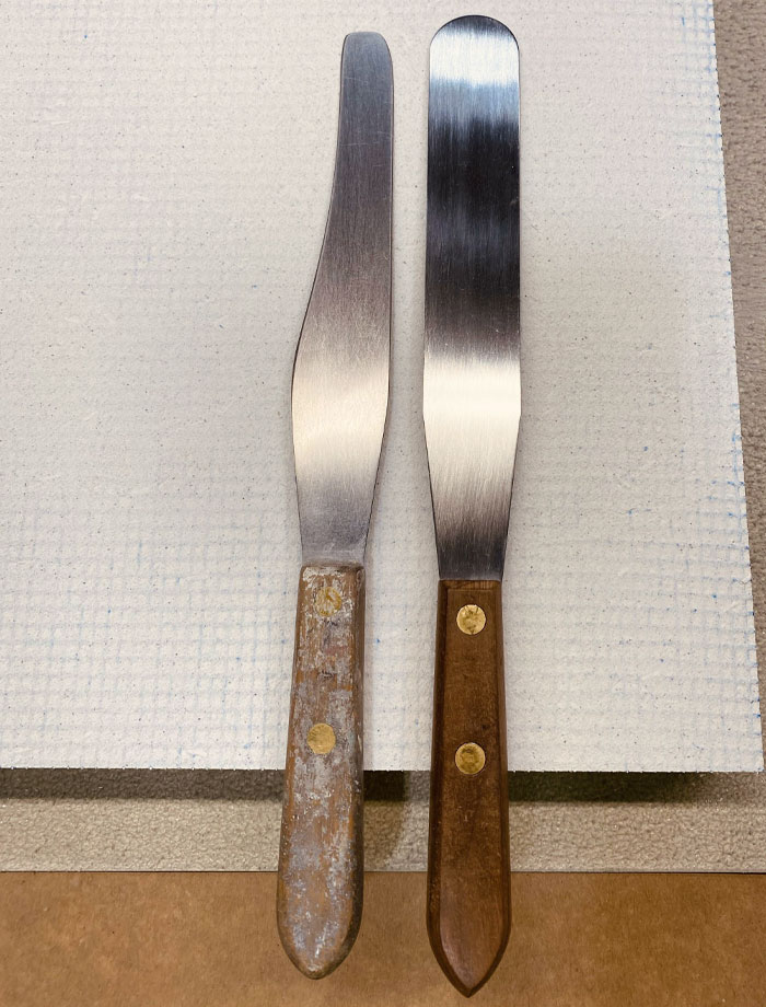 Here’s A Metal Spatula I’ve Used For About 7 Years Compared To Its New Replacement