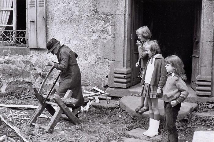 The Village Of Moussages, Photo By Henri Cartier-Bresson, 1968