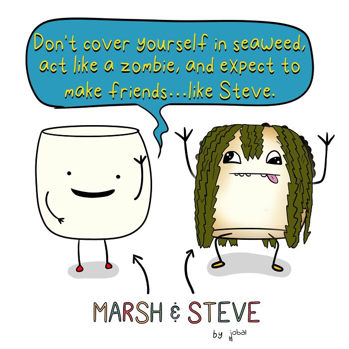 Humorous Psa Comics About Two Lovable Marshmallows (10 Pics)