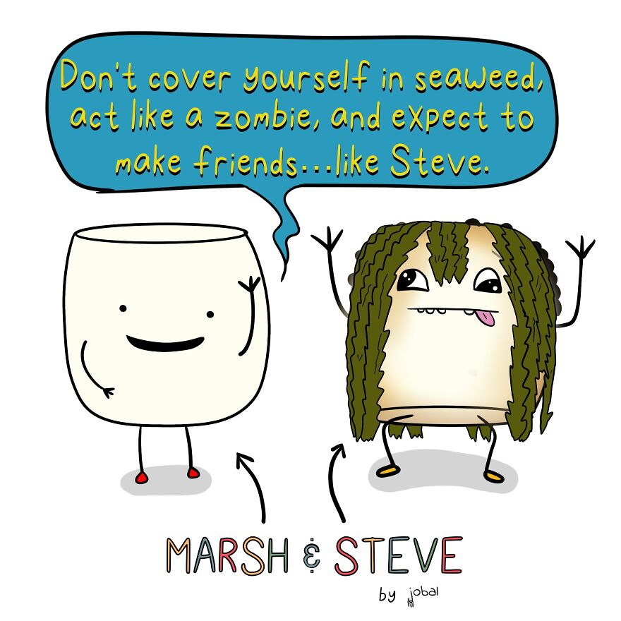 Humorous Psa Comics About Two Lovable Marshmallows (10 New Pics)