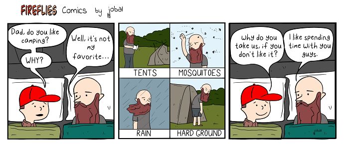 Fireflies Comics: Camping Reality