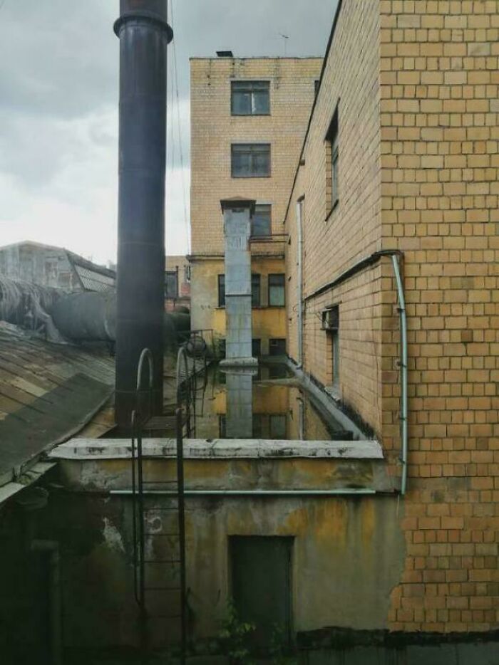 View From A Classroom Of A College I Used To Go To. Moscow