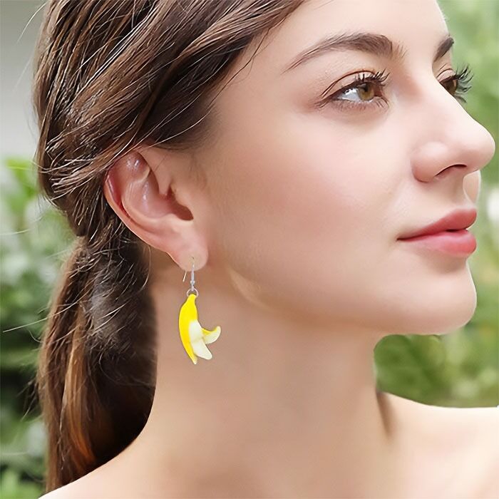 Add A Little Monkey Business To Your Outfit With These Quirky And Playful Banana Earrings