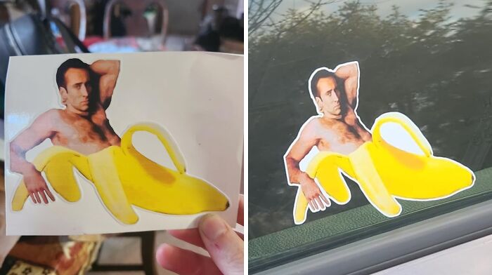 Go Bananas For Nicolas Cage With This Sticker