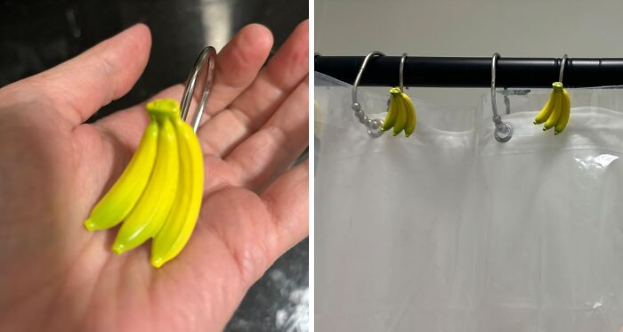  Banana Shower Curtain Hooks Adds Some More Fruity Goodness To Your Morning Routine