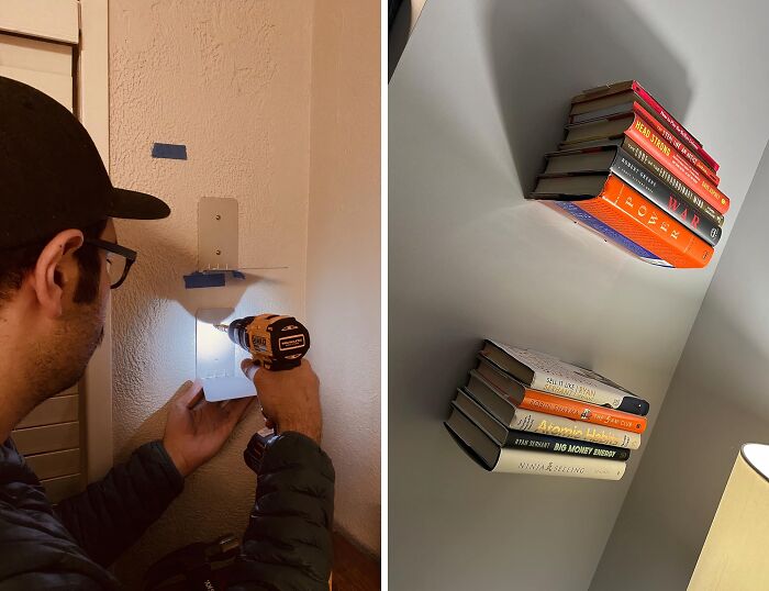  Floating Bookshelves? Yes Please! - Instantly Make Your Books Levitate With These Hidden Wonders