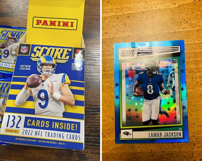 Who Needs Fantasy Football When You Can Have The Real Deal? Rip Open This Panini Score Football Blaster Box And Build Your Dream Team