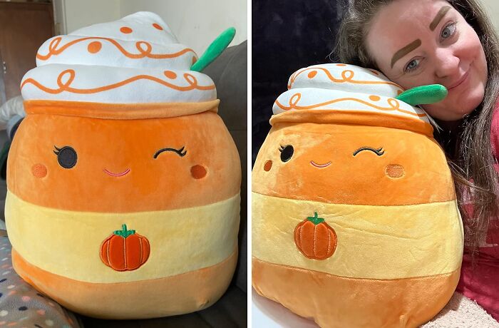 Can't Get Enough Pumpkin Spice? This Squishmallow Is The Perfect Way To Celebrate The Season Without The Caffeine Jitters