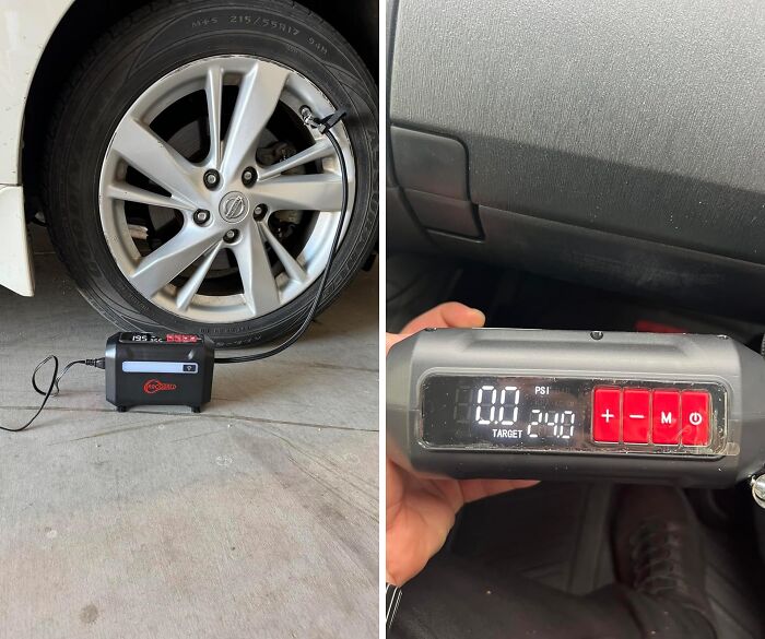 Flat Tire Got You Feeling Deflated? This R8 Tire Inflator Will Pump You Back Up In No Time 