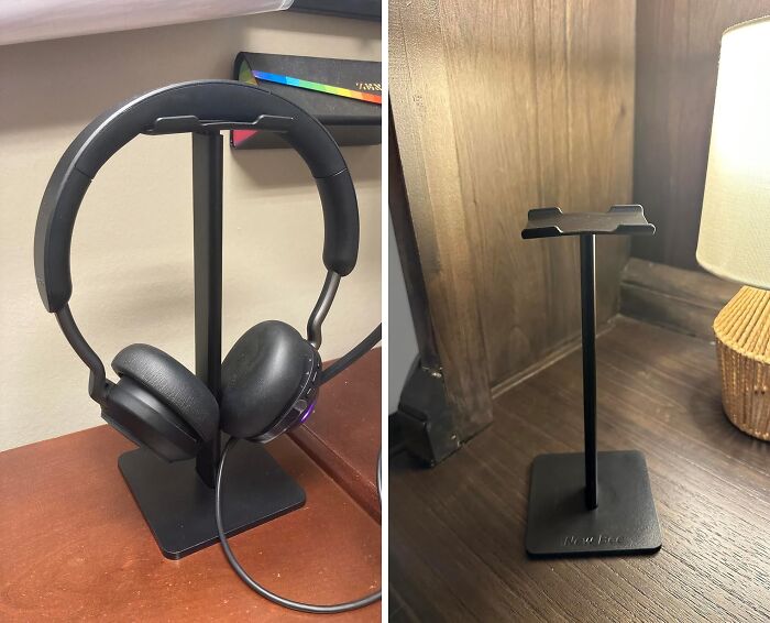 Stop Sacrificing Sound Quality For Tangled Wires! This Headphone Stand Will Keep Your Audio Gear Organized And Ready For Action, Just Like Those Picture-Perfect Reddit Setups