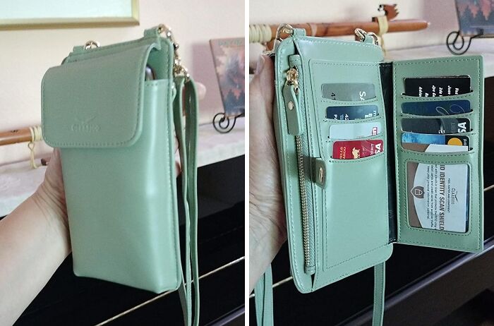 Wallet? Check. Phone? Check. Hands-Free Style? Double Check! This Crossbody Wallet & Phone Case Is The Ultimate Solution For The Chronically Disorganized