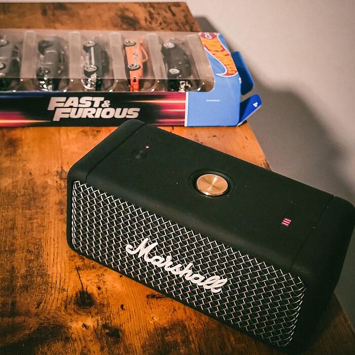 Your Desk Setup Is About To Become The Envy Of The Office With This Iconic Marshall Bluetooth Speaker - It's Not Just A Speaker, It's A Statement Piece