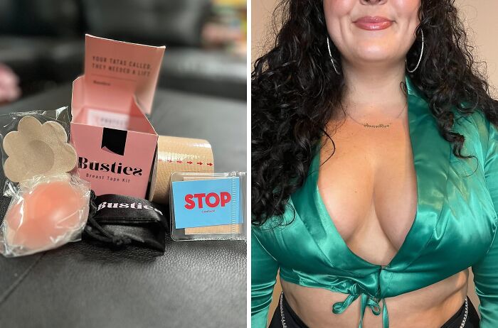 Ditch The Strapless Bra Struggle! This Boob Tape Kit Will Give You The Support And Freedom You Need To Rock Any Outfit