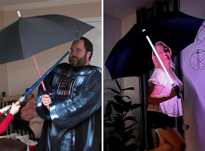 Who Needs A Lightsaber When You Have This Color Changing Umbrella? It's The Perfect Way To Battle The Elements And Look Awesome Doing It!